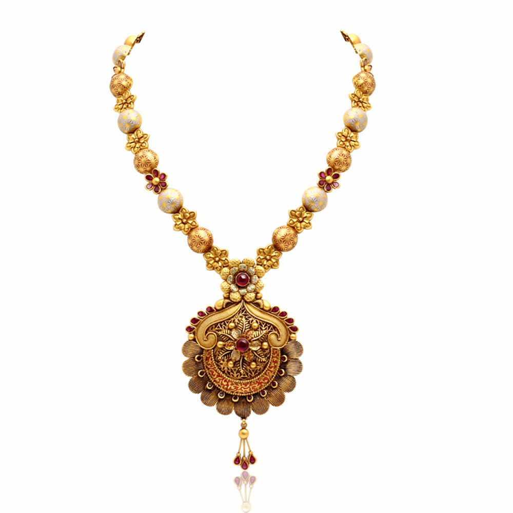 30 gram gold on sale necklace with price